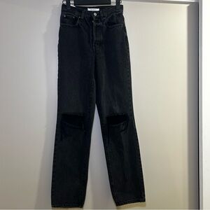 Pacsun Black Distressed Jeans